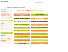 Tablet Screenshot of lasrevistas.com